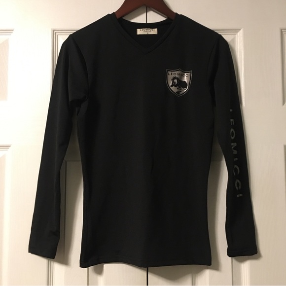 Leomicci Long Sleeve Compression Shirt Medium - Picture 3 of 8